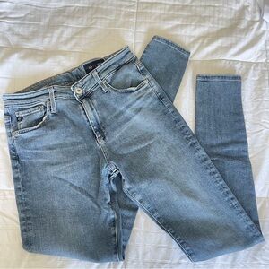 Adriano Goldschmied Farrah High Rise Skinny Jeans Size 26 Light Wash
